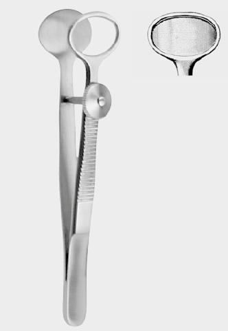 Пінцет ДЕСМАРРЕСА (DESMARRES) для халязіону, 9 см (cm) ф. 1. (20 мм найширша частина). Бренд: Zepf (Зепф).